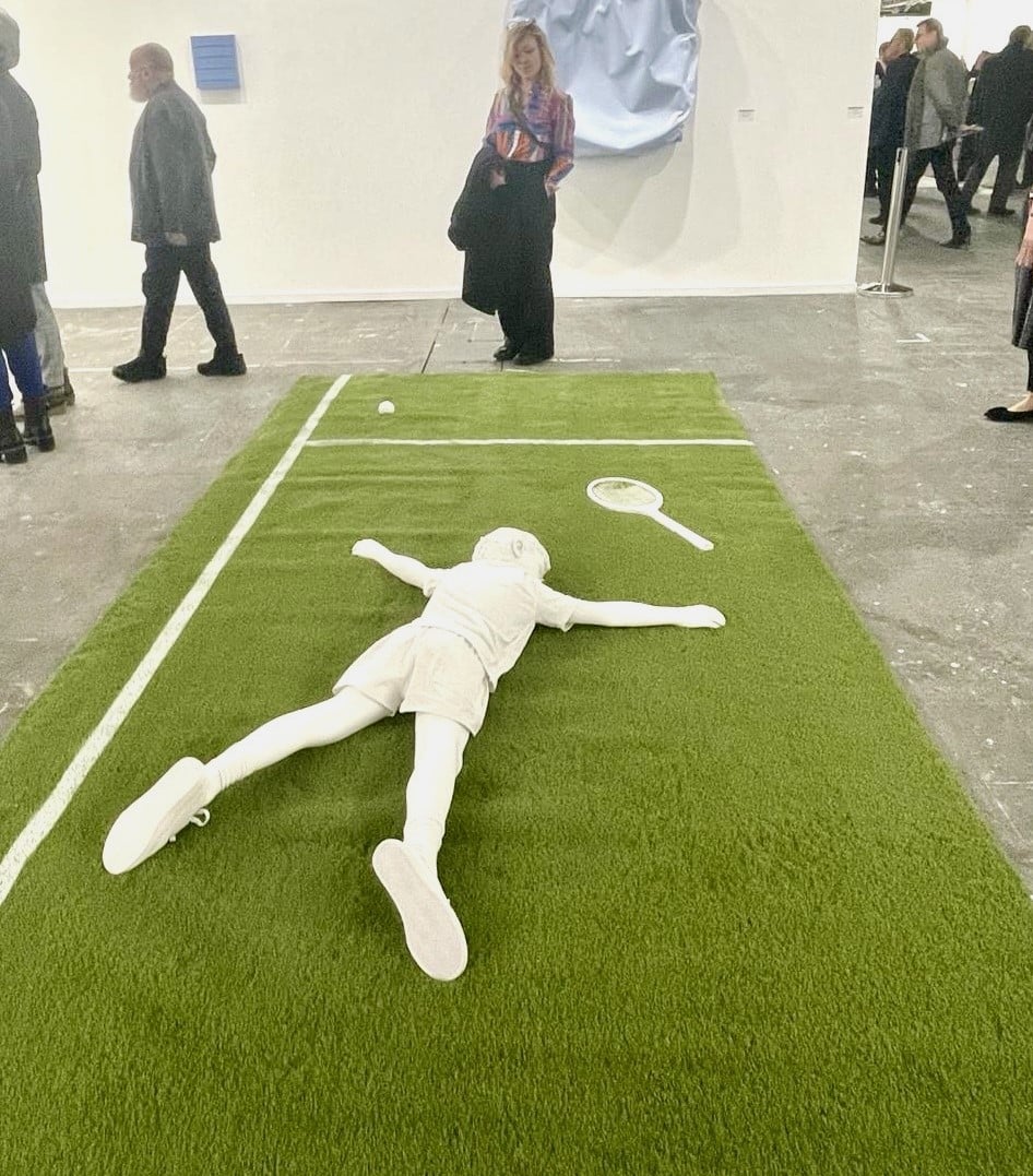 Elmgren and Dragset tennis court "short story" and Gregorio of Helga de Alvear at ARCOmadrid 2024